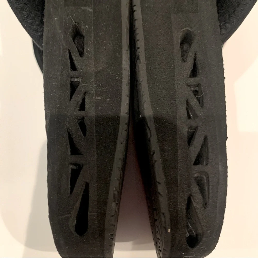 THE HEALING SOLE Plantar Fasciitis Flip Flop Sandals Black Size 11.5 W/10M